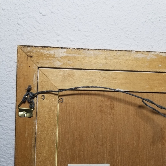 Susanna By Maud Humphrey Bogart 1988 Vtg Framed Canvas Art Girl Playing Banjo - Picture 13 of 13